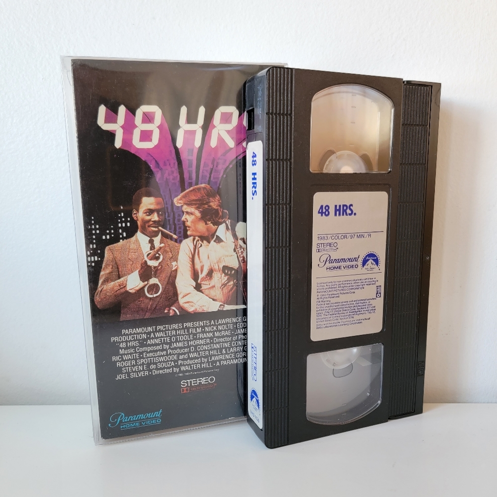 Vintage 1988 48 Hrs VHS Tape